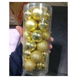 Paramexview 24pcs Gold Ornaments