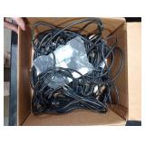 Misc Box of Computer Power Cables And AV Cables