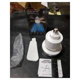 Socket Fan Light with Double Layer Shade Ceiling Fans with Remote and App Contro 3 Colors 3000K-6500K 2800 Lumens Screw in Small Ceiling Fan for Bedroom Living Room Kitchen Garage (White)