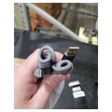 LISEN CarPlay Cable 2 Pack for iPhone 17 Air 16 15 Pro Max Car Charger Cord, 3.1A 4FT Coiled USB C Cable Short USB A to USB C Cable Support Android Auto Compatible with Samsung Galaxy S25 S24, Pixel 9