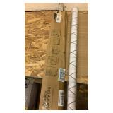 Diamond Pattern Leaded Glass Window Panel - Retail: $43