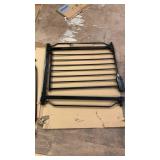 Black Metal Safety Gate for Stairs 4.7x 29.5-33.8 x 14.17 - Retail: $100