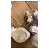 White Ceramic Dome Pendant Light - Retail: $85