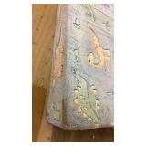 Kids Sofa, Glow-in-The-Dark Convertible Foam Couch for Kids