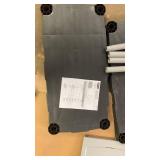 Rubbermaid Freestanding Storage Cabinet Five Shelf with Double Doors Lockable Large 690-Pound Capacity Gray For Garage/Outdoor Garden Tools/Toys/Power Tools/Pool Accessories Grey - Retail: $139