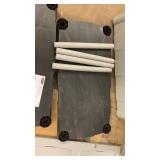 Rubbermaid Freestanding Storage Cabinet Five Shelf with Double Doors Lockable Large 690-Pound Capacity Gray For Garage/Outdoor Garden Tools/Toys/Power Tools/Pool Accessories Grey - Retail: $139