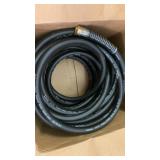 Premium Heavy-Duty Garden Hose with Brass Fittings - Retail: $60