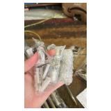 Antique Bronze Double Corner Window Curtain Rods with Aluminum End Cap Finials and Brackets,1 Inch Diameter Dual Bay Window Curtain Rods, Adjustable 2 Sided 36-72 Inch Double Drapery Rod - Retail: $45