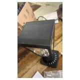 LUTEC Outdoor Solar Lamp Post Light Post Light Fixtures Black Aluminum - Retail: $50