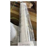 Reinforced 42 Tall x 130 Extra Wide Retractable Baby Gate for Large Openings Extra Tall Dog Gate with Rods to Prevent Crawling Through, Extra Long Mesh Pet Gate for Doorways, White - Retail: $83