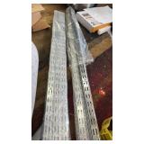 6 Pcs 47.5 Inches Shelf Rails Bracket Track Upright Closet System Hardware Adjustable Wall Standard Shelf Standards for Pantries, Linen Closets, Laundry Rooms, Utility Rooms (Sliver) - Retail: $38