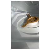 TOSHIBA EM131A5C-SS Countertop Microwave Ovens 1.2 Cu Ft with 12.4\" Removable Turntable Smart Humidity Sensor, 12 Auto Menus Mute Function ECO Mode Easy Clean Interior, 1000W, Silver - Retail: $149