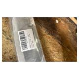 AOSKY Cordless Zebra Blinds for Windows Pull Down Roller Window Shades Dual Layer Light Filtering Privacy for Day and Night, Free-Stop Door Shades for Home Easy to Install (57\" W X 72\" H, Grey) - Re