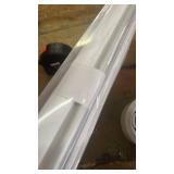 ChrisDowa Cordless Blackout Roller Shades for Windows, Thermal Insulated UV Protection Pull Down Shades, Total Blackout Window Blinds for Home, Office, Bedroom, Door (52 W x 72\" H, White) - Retail: $