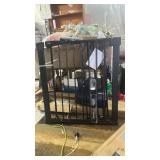 keny Extra Wide Baby Gate - Auto Close Safety Gate, Pressure Mounted, 29\"-47.3\", 30\" Tall, Black - Retail: $65