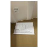 Clear Acrylic Freestanding Dog Gates for The House, Folding 3-Panel Pet Gates for Doorways, Indoor Stairs, and Hallways, Transparent Barrier for Dogs, Puppies, and Cats - Retail: $80