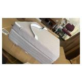 Porch Swing Folding Chair Cushion,Cushion for Outdoor Furniture with Carrying Handle and Adjustable Straps,for Patio,Outdoor,Backyard and Garden(Light Grey) - Retail: $40