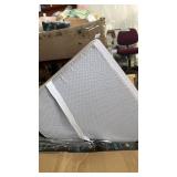 Porch Swing Folding Chair Cushion,Cushion for Outdoor Furniture with Carrying Handle and Adjustable Straps,for Patio,Outdoor,Backyard and Garden(Light Grey) - Retail: $40