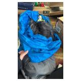 Wind Tour 3-4 Persons Instant Automatic Camping Tent, Waterproof Sun Shelters Backpacking Tents Quick Set up for Traveling, Hiking, Hunting, Fishing (Blue- Without 2 Poles+tarp) - Retail: $40