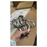 Asyko Crystal Ceiling Fan Fandelier with Lights and Remote Control, 52\" Modern Chandelier Ceiling Fans with Reversible Blades, Silent Motor, Fandelier Ceiling Fan with Light Chrome, Remote is missing