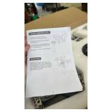 Asyko Crystal Ceiling Fan Fandelier with Lights and Remote Control, 52\" Modern Chandelier Ceiling Fans with Reversible Blades, Silent Motor, Fandelier Ceiling Fan with Light Chrome, Remote is missing