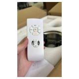 Asyko Crystal Ceiling Fan Fandelier with Lights and Remote Control, 52\" Modern Chandelier Ceiling Fans with Reversible Blades, Silent Motor, Fandelier Ceiling Fan with Light Chrome, Remote is missing