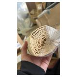 Art3d Natural Bamboo Wall Panel for Interior Wall Decor, Renewable Pole Wrap Wainscoting Paneling for Wall Ceiling Furniture Cabinet Office, 48 x 96 Inch - Raw - Retail: $70