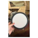 TALOYA 52 Inch Ceiling Fans with Led Lights Remote Control Flush Mount Low Profile for Bedroom Farmhouse Patio Outdoor Living Room Kitchen Dining Room,DC Motor,Reversible,Buzzer ON/Off,Black Walnut - 