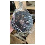 TALOYA 52 Inch Ceiling Fans with Led Lights Remote Control Flush Mount Low Profile for Bedroom Farmhouse Patio Outdoor Living Room Kitchen Dining Room,DC Motor,Reversible,Buzzer ON/Off,Black Walnut - 