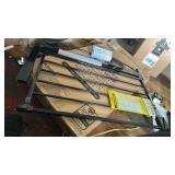 Extra-Wide Metal Baby Safety Gate with Hardware 29-49W x 30H - Retail: $60