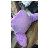 Milliard Reading Pillow with Arms, Lavender, Cozy Shredded Memory Foam Back Pillow for Bed Sitting Up - Sit Up Backrest Support for Reading & Rest Bed - Washable Cover, Adjustable Comfort, CertiPUR - 