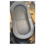 QUCHI Toddler Travel Bed - Portable & Foldable 2-in-1 Travel Cot, Soft Foam with Washable Cover, Convertible Sofa for Toddlers & Kids, Indoor & Outdoor Use - Retail: $65