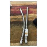 Stainless Steel Corrugated Water Heater Connector Flexible for Water Heater Softener, 3/4\" FIP x 3/4\" FIP, 24\" Length (2 Pack) - Retail: $20