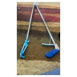 Snake Sticks Useful Snake Catcher Clip Snake Grabber Tool Folding Snake Catcher Clamp Snake Stick Catcher Snake Tong Reptile Grabber Snake Clip Turntable Hook Stainless Steel Crawl - Retail: $48