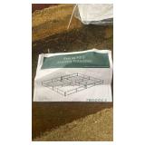 Full Size Bed Frame Metal Platform Steel Slat Support - Retail: $119