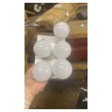 ORALUCE E12 LED Bulb 40 Watt Equivalent,Cool White 6500K Candelabra LED Light Bulbs,A15 LED Bulb for Ceiling Fan and Chandelier Lamp,450 Lumen Non-Dimmable 6 Pack - Retail: $14