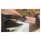 FARERY Mini Hair Crimper Hair Waver 3 Temperature Adjustable, 3 Barrel Curling Iron for Short Hair, Hair Crimper for Women Beach Waves, 1/2 Inch for Tight Curls, Travel Size, Dual Voltage, Pouch Bag -