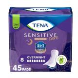 3 Packs TENA Sensitive Care Incontinence Pads for Women - Ultimate Absorbency - Extra Coverage - 45ct