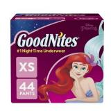 Goodnites Girls  Nighttime Bedwetting Underwear  XS (28-43 lb.)  44 Ct