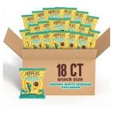 Hippeas Chickpea Puffs, Flavor Blast: White Cheddar Explosion, 0.75 Ounce (Pack of 18), 3g Protein, 2g Fiber, Vegan, Gluten-Free, Crunchy, Plant Protein Snacks