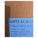 Hippeas Chickpea Puffs, Flavor Blast: White Cheddar Explosion, 0.75 Ounce (Pack of 18), 3g Protein, 2g Fiber, Vegan, Gluten-Free, Crunchy, Plant Protein Snacks