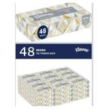 Kleenex Professional Facial Tissue, Bulk (21606), 2-Ply, White, Flat Boxed Format, Designed for Business (125 Tissues/Box, 48 Boxes, 6,000 Sheets/Case)