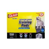 Glad for Pets Charcoal Odor Absorbent Puppy Training Pads  150 Ct
