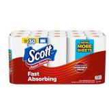 2 Packs Scott® Select-A-Size® Mega 1-Ply Paper Towels, 102 Sheets Per Roll, Pack Of 15 Rolls