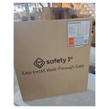 Safety 1st Easy Install Extra Tall & Wide Walk Through Gate, Fits between 29\" and 38\"