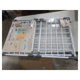 YUBELLES Clothes Drying Rack, Gullwing Laundry Rack, Collapsible, Space-Saving Laundry Rack, with Sock Clips, for Clothes, Towels, Linens, Indoor/Outdoor