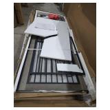 IchbinGo Large Dog Crate Furniture With Sliding Barn Door, 66.1\" Wooden Kennel Indoor With Divider, TV Stand XXL for Large Dog or 2 Medium Dogs