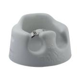 Bumbo Baby Infant Soft Foam Comfortable Floor Booster Seat Supportive Chair with 3 Point Adjustable Safety Buckle Strap Harness - Cool Gray