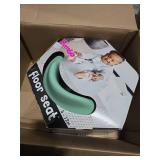 Bumbo Baby Infant Soft Foam Comfortable Support Wide Floor Seat with 3 Point Adjustable Harness for Ages 3 to 12 Months, Hemlock