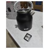 Heritage 1.7L Electric Kettle with Auto Shut-Off & Boil Dry Protection - Black and Chrome: Haden Cordless Tea Maker